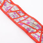 Hermes Scarf Twilly Rive Droite Gauche Ribbon Silk — view 6
