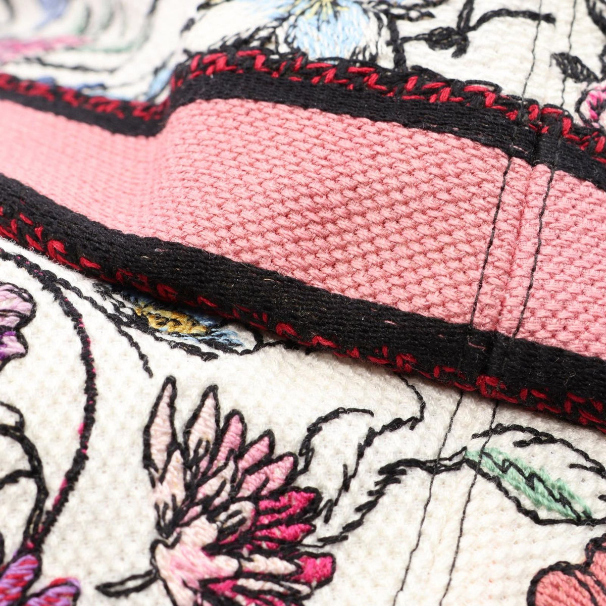 Dior D-bobby Bucket Hat Florilejo Embroidery Cotton — view 7