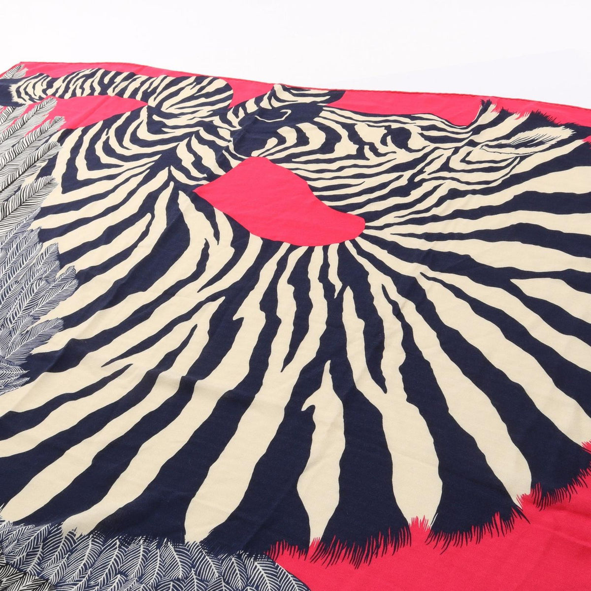 Hermes Scarf Carre Geant 140 Zebra Pegasus Silk — view 5