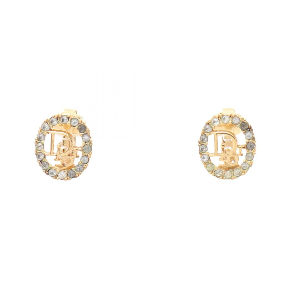 Dior Earrings Logo Gold