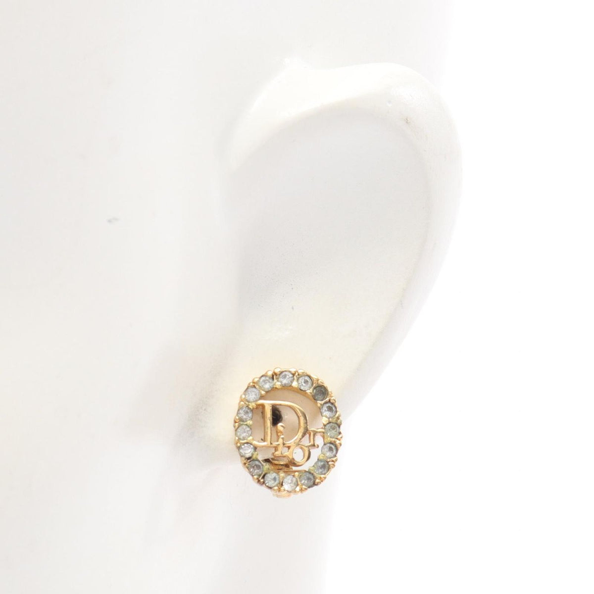Dior Earrings Logo Gold — view 4