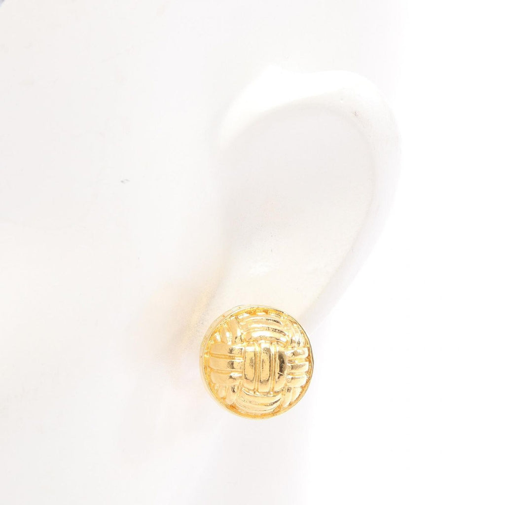Celine Earrings Round Gold — view 4