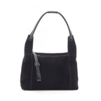 Gucci Shoulder Bag Suede Leather One Hand Black
