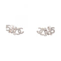 Chanel Earrings CC Logo No 5 Clover