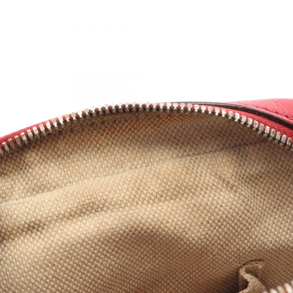 Gucci Shoulder Bag Soho Disco Interlocking G Red Leather — view 5