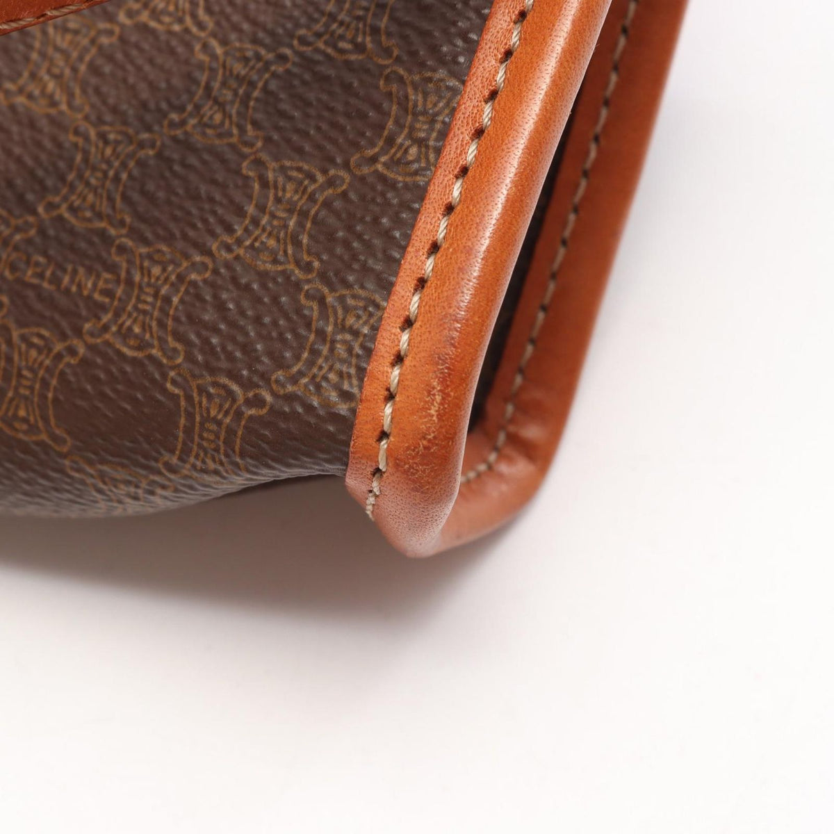 Celine Shoulder Bag Macadam Leather 2-Way — view 8