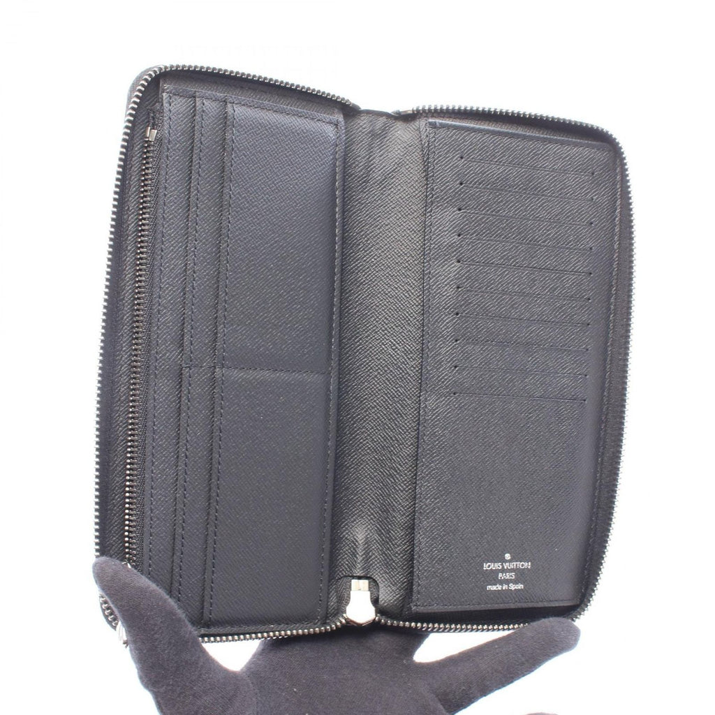 Louis Vuitton Round Wallet Zippy Vertical Monogram Eclipse Leather — view 3