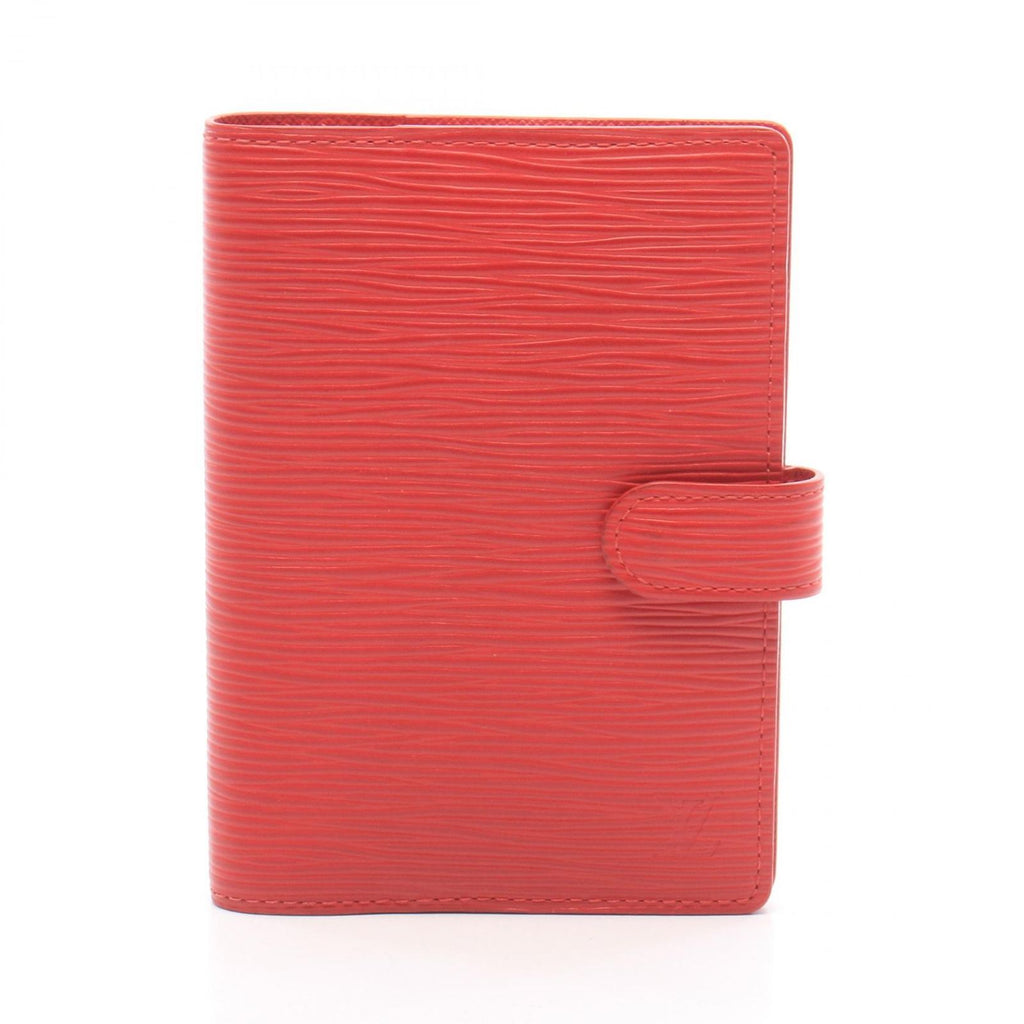 Louis Vuitton Notebook Cover Agenda PM Epi Castilian Red Leather