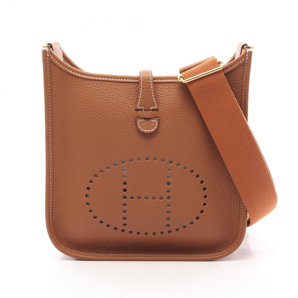 Hermes Shoulder Bag Evelyne 23 Gold