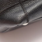 Chanel Tote Bag Choco Bar Black Caviar Leather — view 6