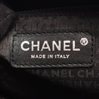 Chanel Tote Bag Choco Bar Black Caviar Leather — view 4