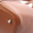 Hermes Handbag Picotin Lock MM Gold Leather — view 8