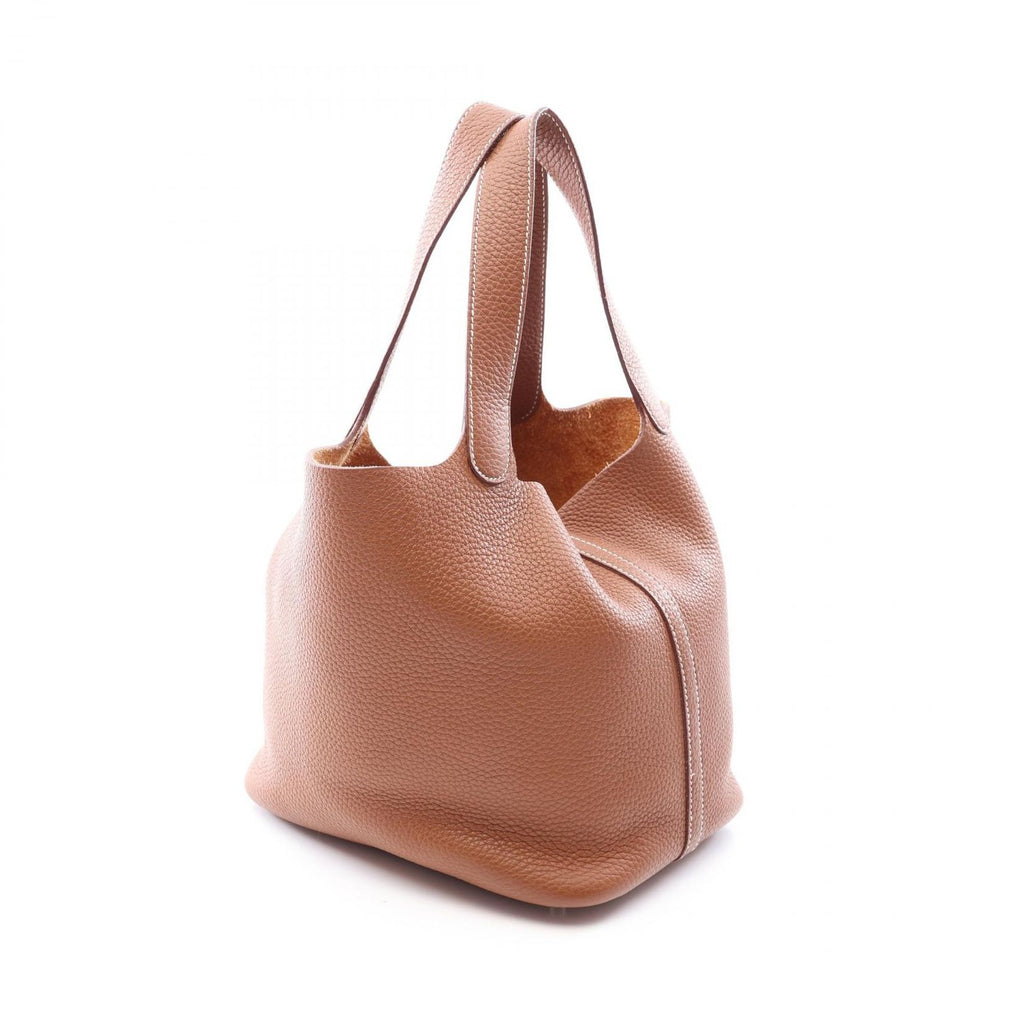 Hermes Handbag Picotin Lock MM Gold Leather — view 2