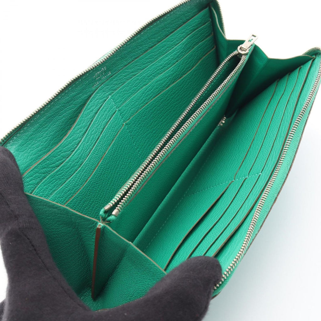 Hermes Round Wallet Azap Long Mint — view 3
