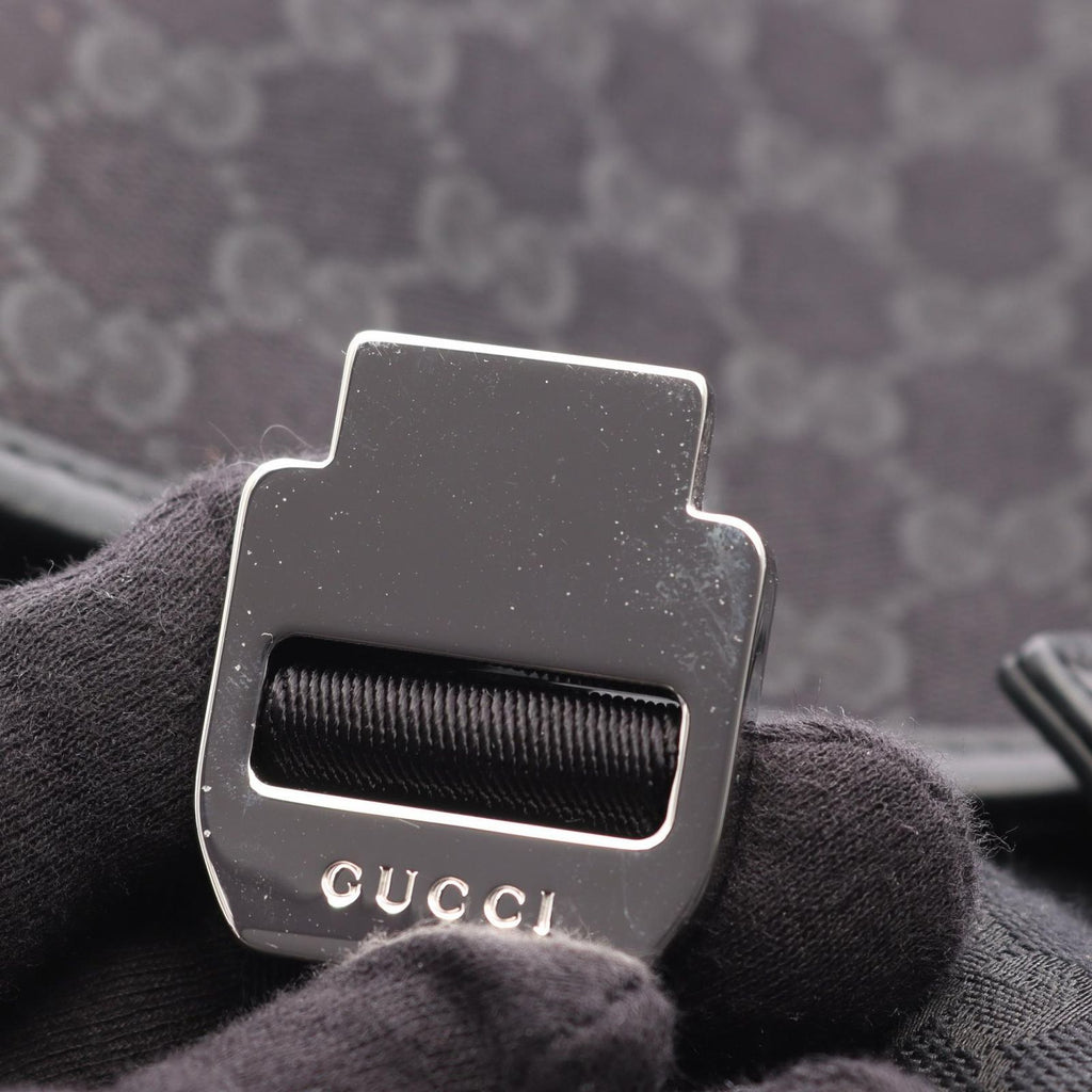 Gucci Backpack Large GG Canvas Black — view 7