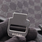 Gucci Backpack Large GG Canvas Black — view 7