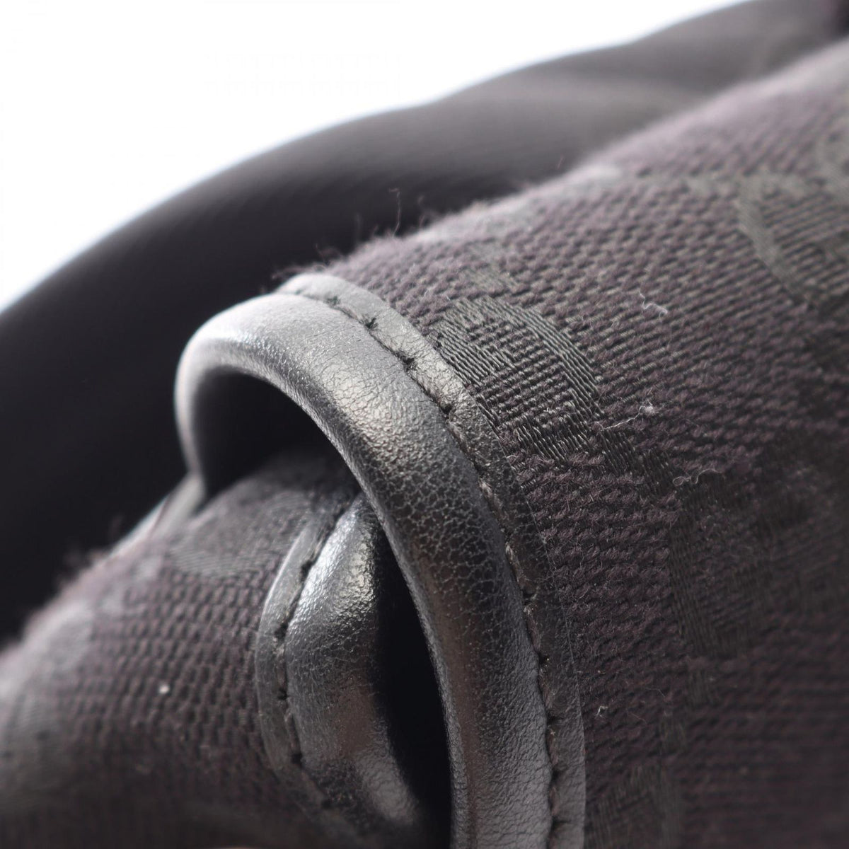 Gucci Backpack Large GG Canvas Black — view 8