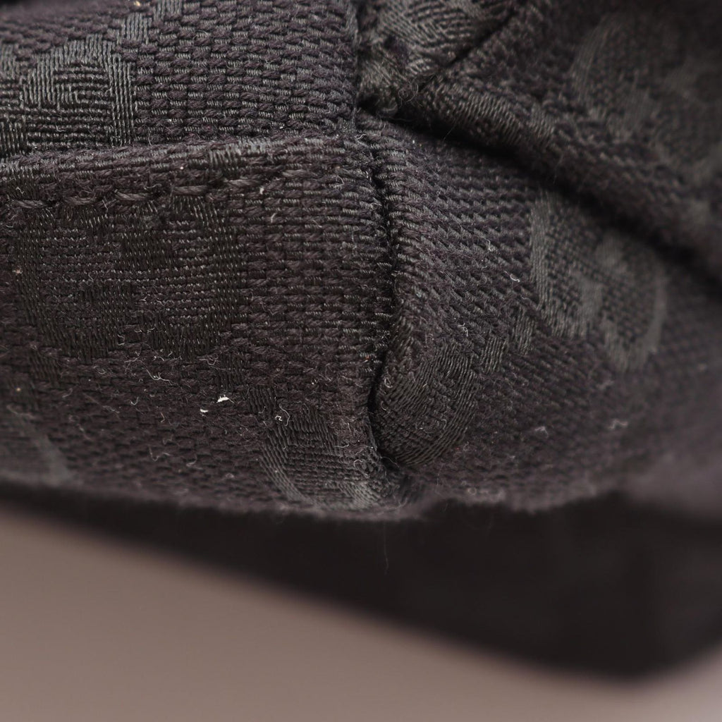 Gucci Backpack Large GG Canvas Black — view 6