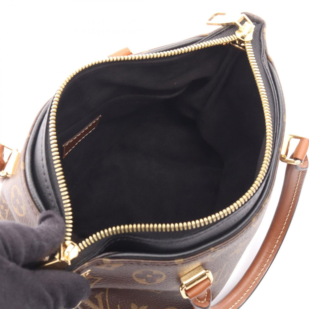 Louis Vuitton Handbag Pallas BB 2-Way Noir Leather — view 3