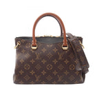 Louis Vuitton Handbag Pallas BB 2-Way Noir Leather