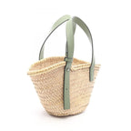 Loewe Handbag Basket Bag S Small Natural Green Leather — view 2
