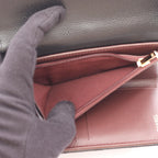 Chanel Trifold Wallet Quilted Black Caviar Leather — view 4