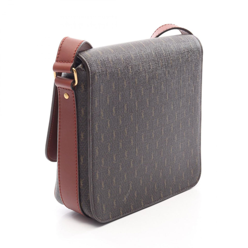 Saint Laurent Paris Shoulder Bag le Monogram Medium Brown Dark Leather le — view 2