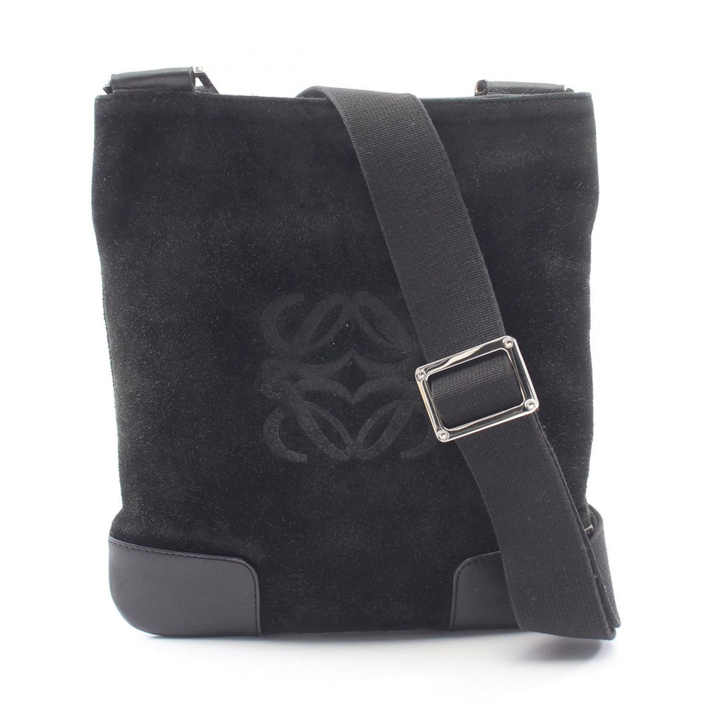Loewe Shoulder Bag Anagram Suede Leather