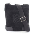 Loewe Shoulder Bag Anagram Suede Leather