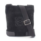 Loewe Shoulder Bag Anagram Suede Leather