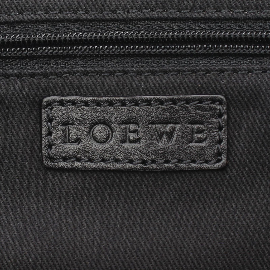 Loewe Tote Bag Anagram Canvas Leather — view 4