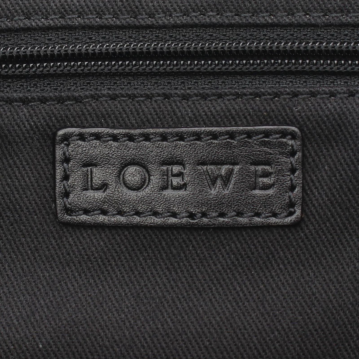 Loewe Tote Bag Anagram Canvas Leather — view 4