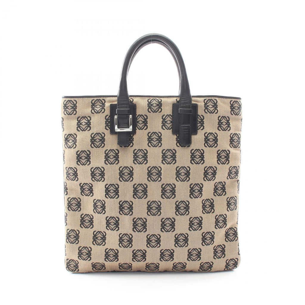 Loewe Tote Bag Anagram Canvas Leather