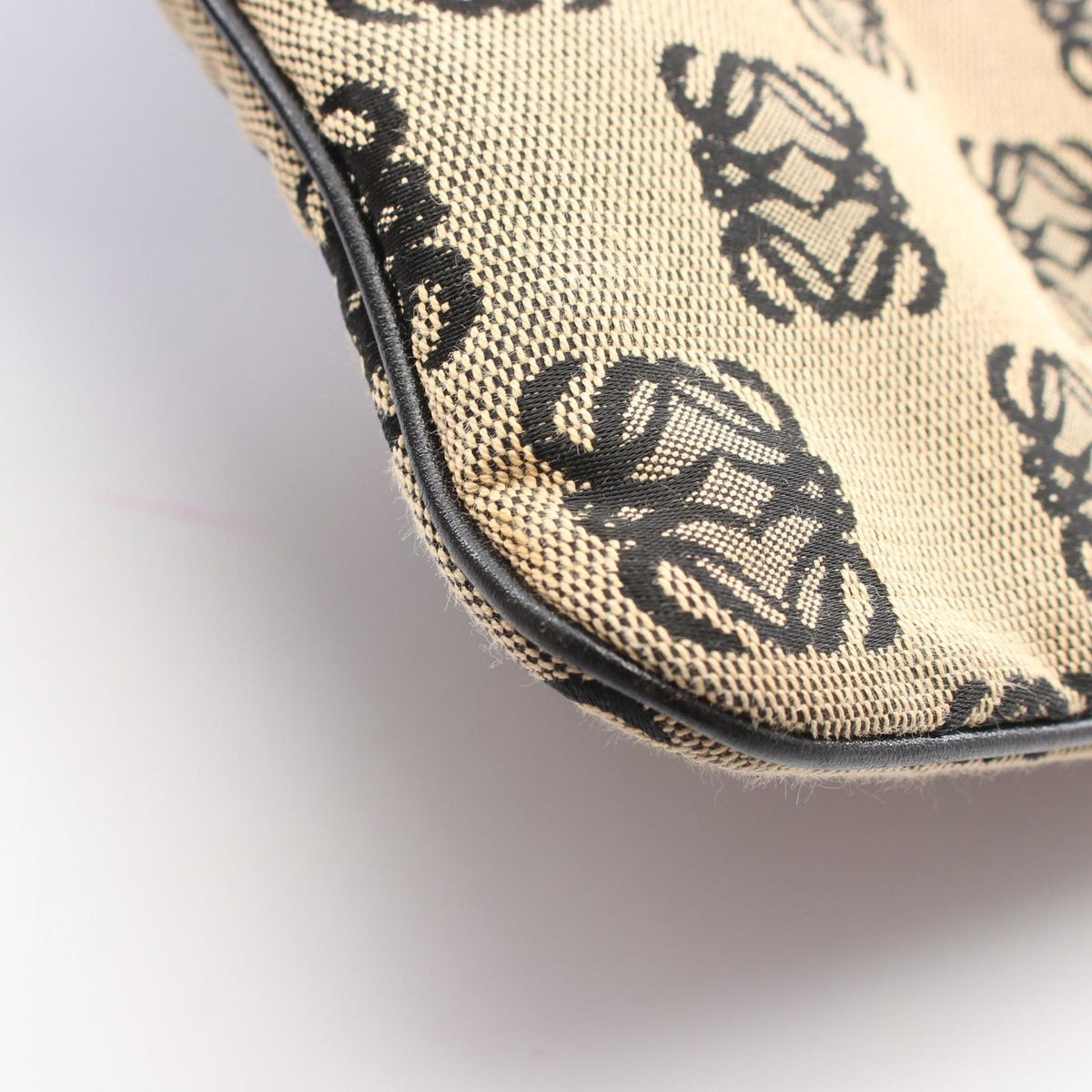 Loewe Tote Bag Anagram Canvas Leather — view 5