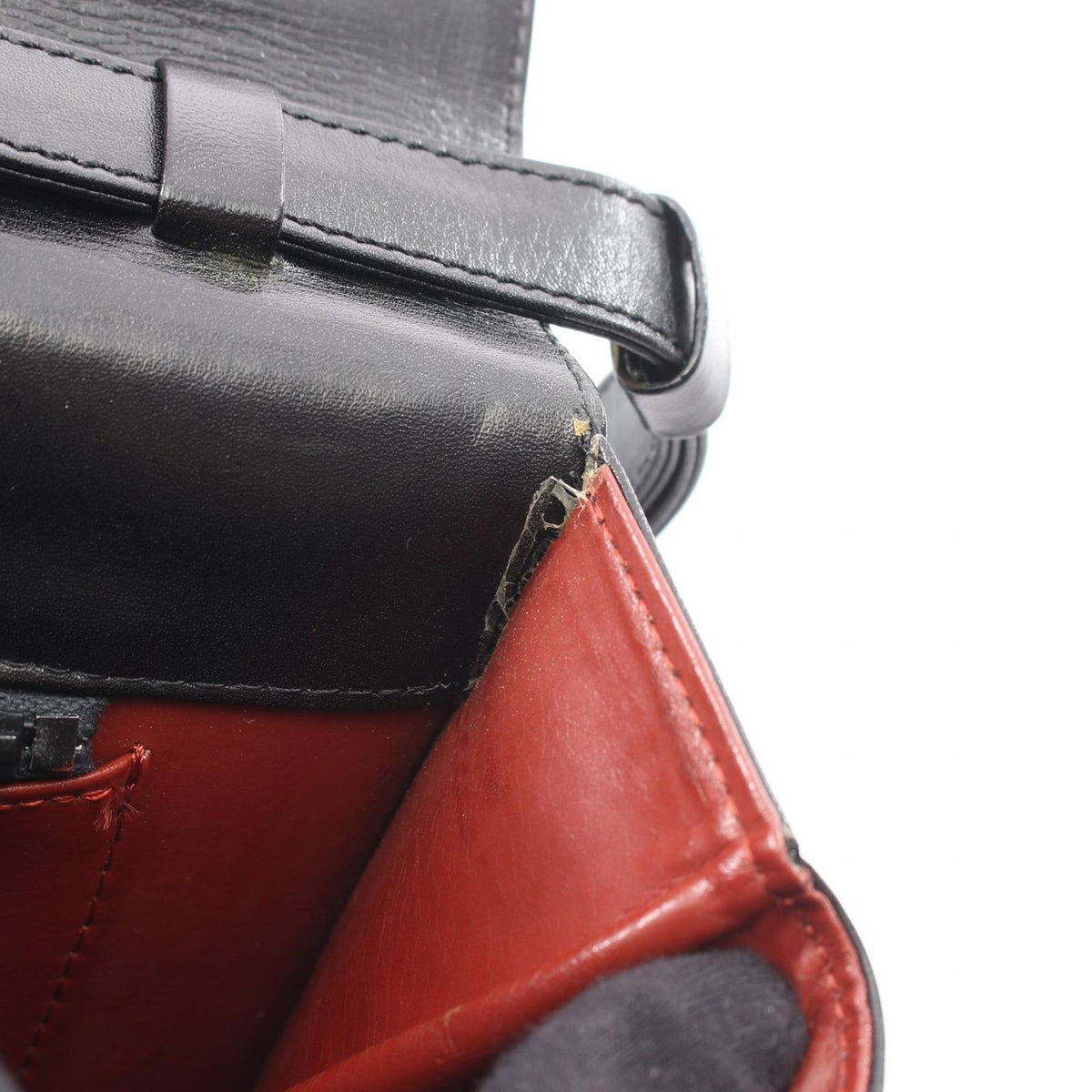 Saint Laurent Handbag Black Leather — view 8