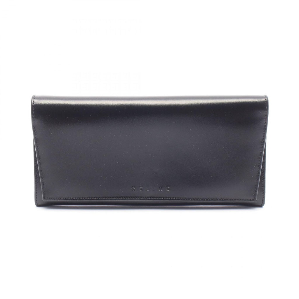 Celine Bifold Wallet Black Leather