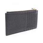 Prada Card Case Black Leather Coin Holder — view 2