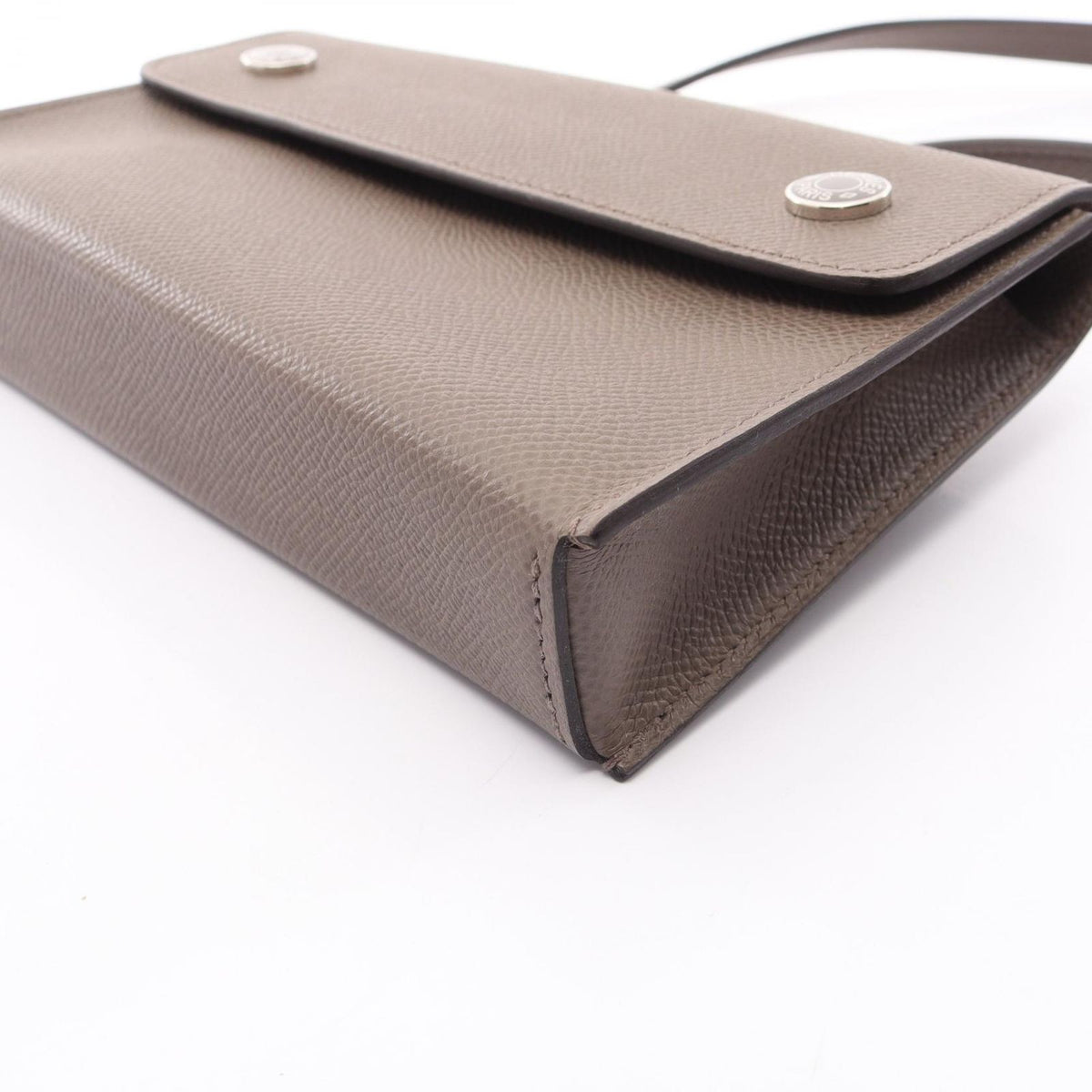 Hermes Shoulder Bag Nappe-to-Go Etoupe Leather — view 6