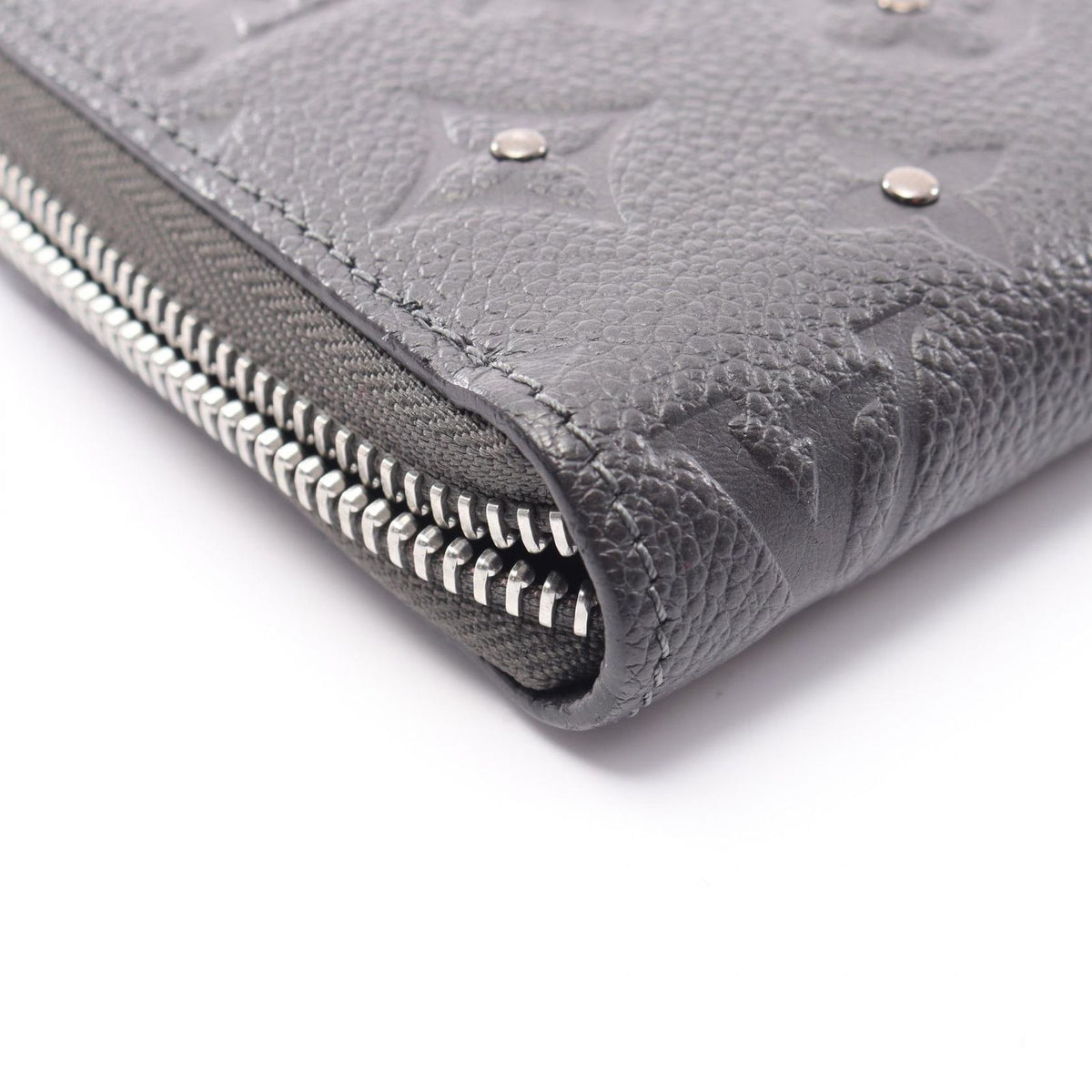 Louis Vuitton Round Wallet Zippy Platine Leather — view 8