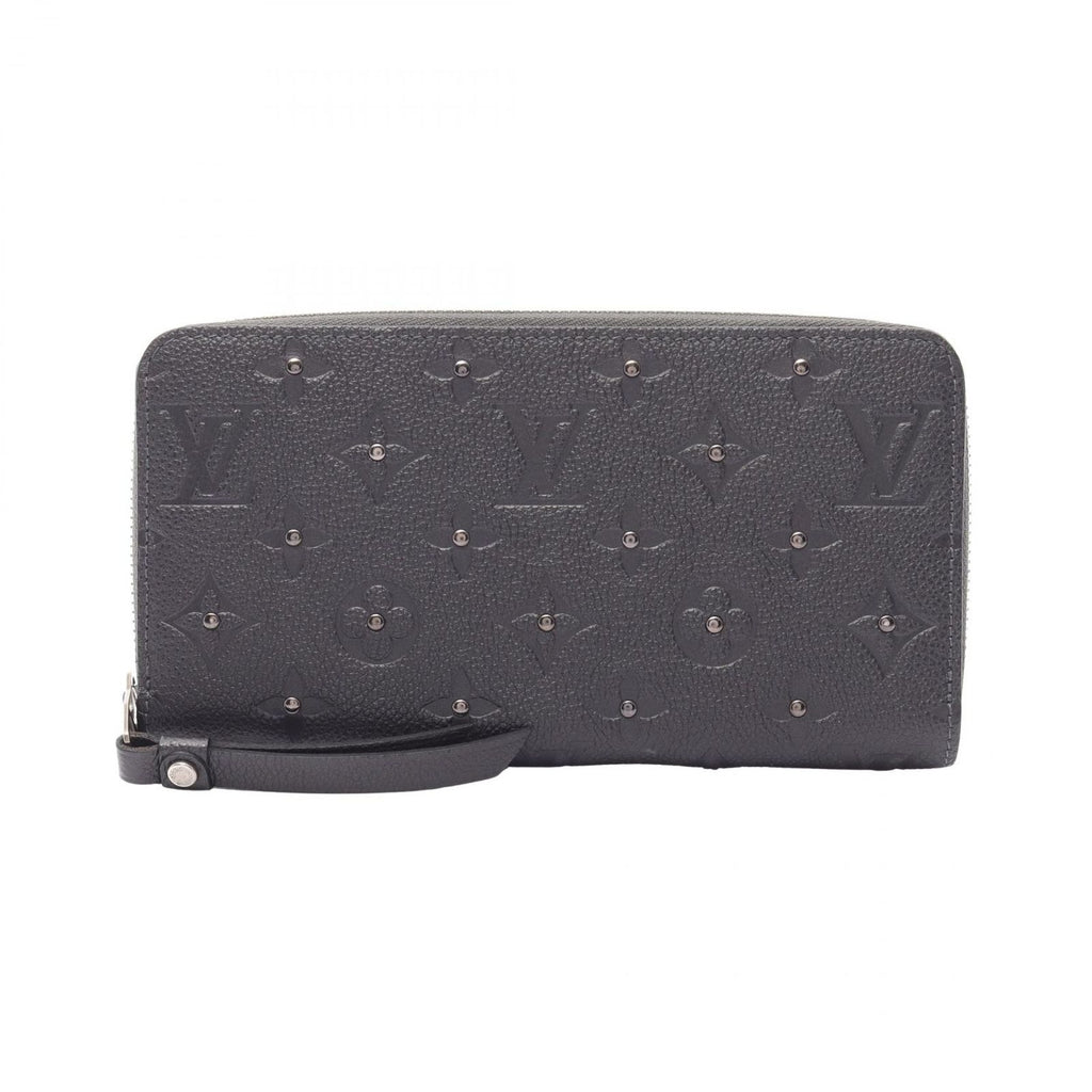 Louis Vuitton Round Wallet Zippy Platine Leather