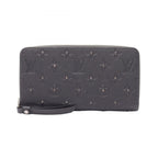 Louis Vuitton Round Wallet Zippy Platine Leather