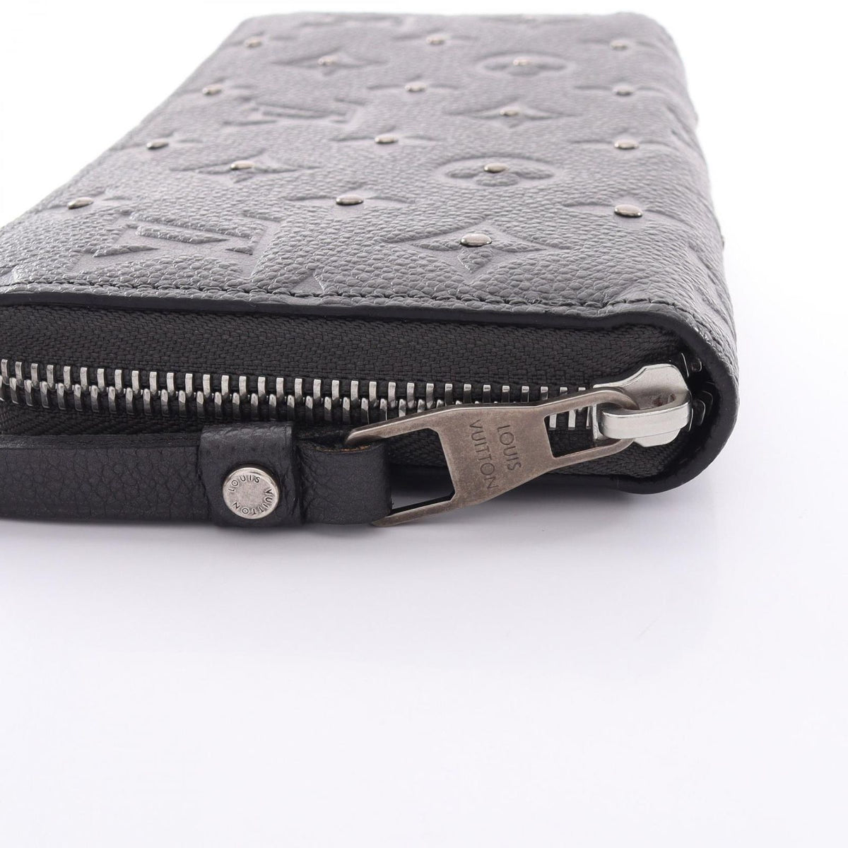 Louis Vuitton Round Wallet Zippy Platine Leather — view 7
