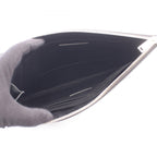 Saint Laurent Paris Clutch Zip Tablet Holder Black Leather — view 3