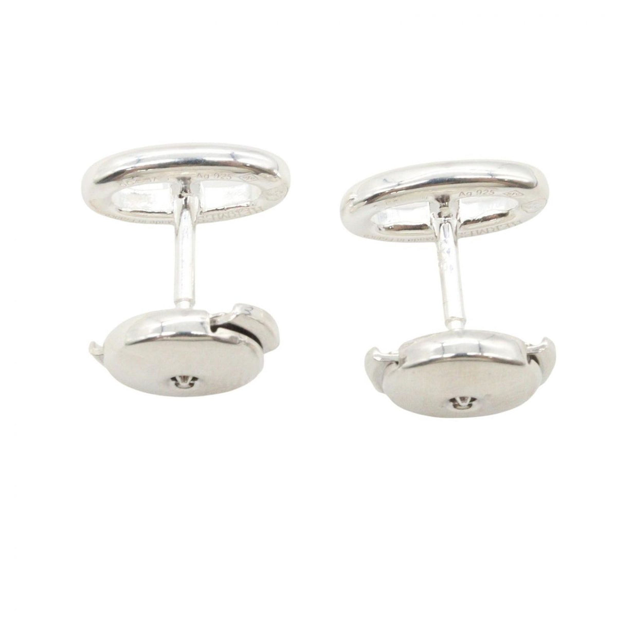 Hermes Earrings Chaine D'ancre 925 Sterling Silver — view 2