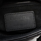 Dior Handbag Lady Dior Mini Cannage 2-Way So Black Leather Tote — view 4