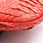Bottega Veneta Shoulder Bag Intrecciato Red Leather — view 7