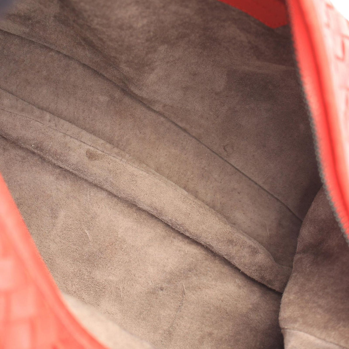 Bottega Veneta Shoulder Bag Intrecciato Red Leather — view 5