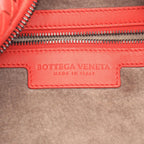 Bottega Veneta Shoulder Bag Intrecciato Red Leather — view 4