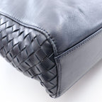 Bottega Veneta Tote Bag Intrecciato 2-Way Navy Leather — view 5
