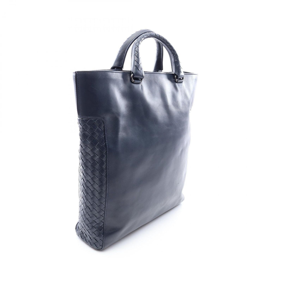 Bottega Veneta Tote Bag Intrecciato 2-Way Navy Leather — view 2